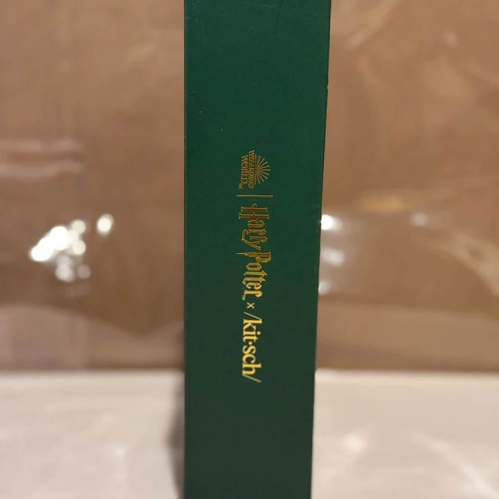 Harry Potter Kitsch Slytherin Satin Hair Towel Turban Y2K Dark Academia New NIB!